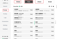 Clash规则Rule和全局Global是什么意思-机场GO
